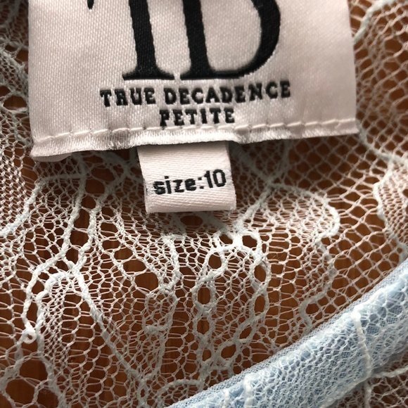 True Decadence long sleeve lace mini - Picture 2 of 7